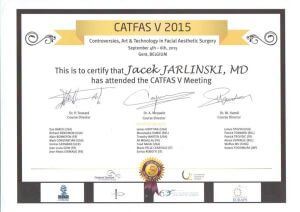 Jacek Jarliński Certyfikat